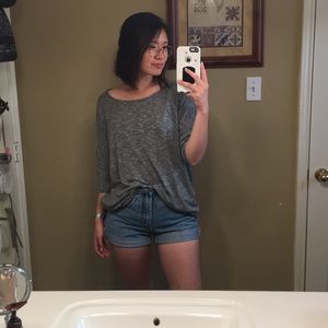 Casual gray batwing tee size medium “Irma”